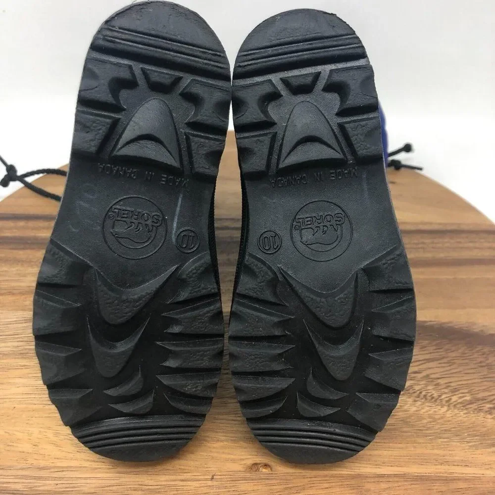 Sorel Kids Blue and Black Snow Boots